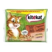 KITEKAT Kitekat pouch 2xchicken 2xsalmon (Mix Menu) in sauce 4x100g 400g