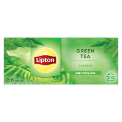 LIPTON Žal. arbata LIPTON GREEN CLASSIC, 25 vnt 32,5g