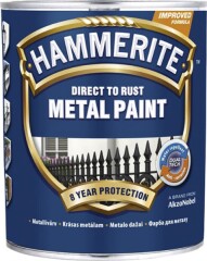 HAMMERITE Metalo dažai HAMMERITE SMOOTH FINISH, juodos sp., 750 ml 0,75l