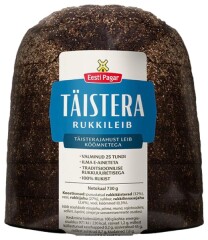 EESTI PAGAR Rukkileib EESTI PAGAR täistera, 730g