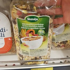 SKANEJA Müsli eksootiliste puuviljadega 450g