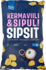 KOTIMAISTA Potato chips with sour cream and sidula flavor 200g