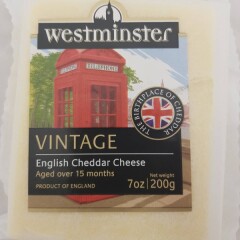 WESTMINSTER Küps cheddar (Vintage) 200g