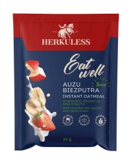 HERKULESS Instant oatmeal with strawberry pieces, apple pieces and sweet cream 0,035kg