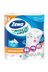 ZEWA Popieriniai rankšluosčiai ZEWA W&W, 2 vnt. 2pcs