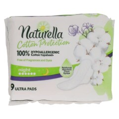 NATURELLA Hig.paketes naturella cotton Night 9pcs