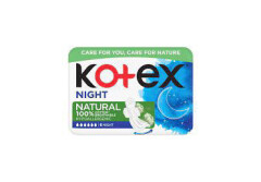 KOTEX Higieniniai paketai KOTEX NATURAL NIGHT 6pcs