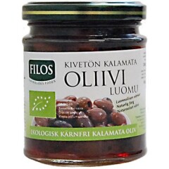 FILOS Kreeka kalamata kivideta oliivid 200g