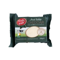 TRULY IRISH Irish white cheddar 200g