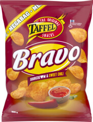 TAFFEL Taffel Bravo sour cream- and chili-flavoured potato chips 305g