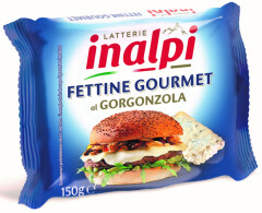 INALPI Processed cheese with gorgonzola INALPI slices, 39%, 20x150g 150g