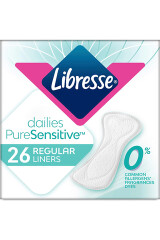 LIBRESSE Higieniniai įklotai LIBRESSE Pure Sensitive Noraml 26pcs