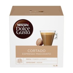 NESCAFE Kavos kapsulės Dolce Gusto Cortado 16pcs