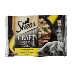 SHEBA Sheba pouch Selection Poultry Selection in sauce 4x85g 340g