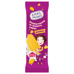 KAKĖ MAKĖ Frozen mango-orange yogurt ice cream with mango glaze on stick KAKĖ MAKĖ, 60g 60g