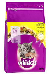 WHISKAS Whiskas dry Junior chicken 950g 950g