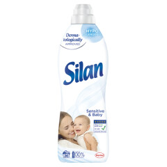 SILAN Skalbinių minkštiklis Silan Sensitive&Baby 36 skalb. 900ml