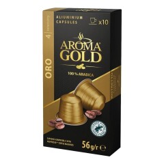 AROMA Kavos kapsulės AROMA GOLD ORO (kavos aparatams 10pcs