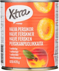 X-TRA PEACH PIECES IN SUGAR CRUSH 470g