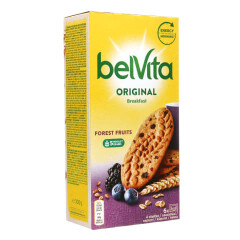 BELVITA Sausainiai Belvita forest fruits su miško uogom Mondelez 300g