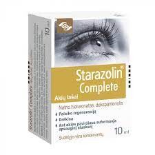 STARAZOLIN Akių lašai, Starazolin Complete 10ml (Polpharma S.A.) 10ml