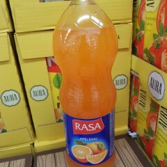 RASA Gazuotas apelsinų skonio gėrimas RASA FRUT, PET 2l