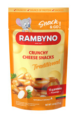 RAMBYNO Suitsutatud sulatatud juustu snäkid 45% 75g