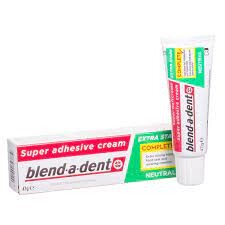 BLEND-A-DENT Blend-a-Dent klijai dantų protezams tvirtinti Neutral 47g (Procter&Gam) 47g