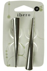 IBERO Ibero juukseklamber 2 tk metall 2pcs