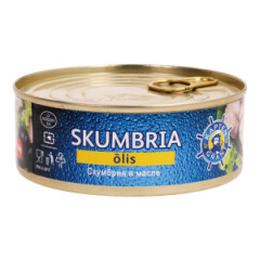 KAPTEN GRANT Skumbria õlis 240g