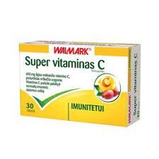 WALMARK Super vitaminas C 600mg tab.N30 (Walmark) 30pcs