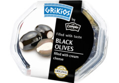 CAMPIO toorjuustutäidisega,  Mustad oliivid 250g
