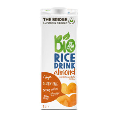 THE BRIDGE Rīsu dzēriens The Bridge mandeļu BIO 1l