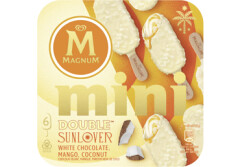 MAGNUM Ice cream Mini Double Sunlover multipack 6x55ml 282g