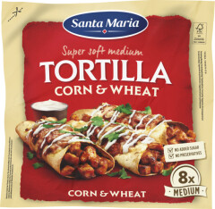 SANTA MARIA Tortilla Corn & Wheat Medium 8-pack 336g