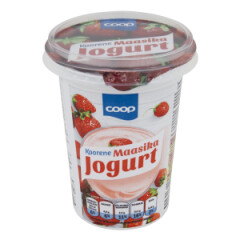 COOP JOGURT MAASIKA  koorene 0,4kg