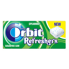 ORBIT Košlājāmā gumija Orbit Refreshers Spearmint,15,6g. 15,6g