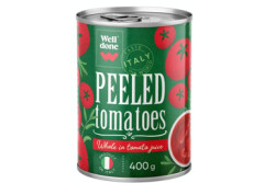 WELL DONE Mizoti tomāti savā sulā 400g