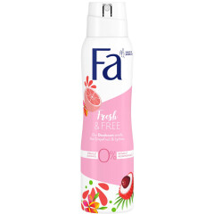 FA DEODORANT FRESH&FREE GRAPEFRUIT& 150ml