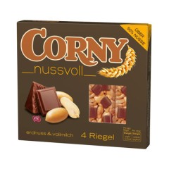 CORNY 4-pakk pähkli-šokolaadi batoon 88g