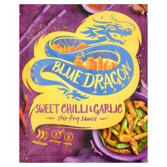 BLUE DRAGON Saldā čili un ķiploku mērce 120g