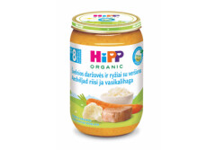HIPP EKologiška daržovių tyrelė HIPP su veršiena (nuo 8 mėn.) 220g