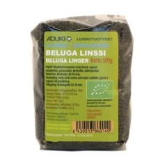 ADUKI Beluga mustad läätsed 500g