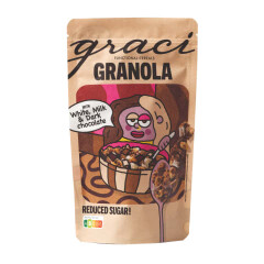 GRACI Granola su trijų rūšių šokoladu 250g