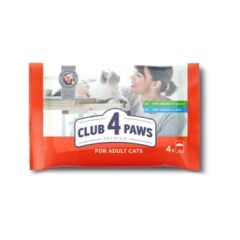 CLUB 4 PAWS Chicken-salmon cat food 340g