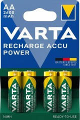 VARTA Power supply elements VARTA RECHARGE ACCU ĮKRAUNAMI AA 2600 MAH 4VNT. 5716 1pcs