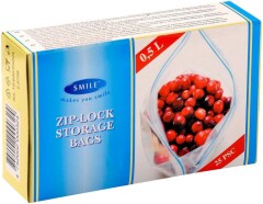 SMILE Säilituskotid soonsulguritega 0.5l 25pcs