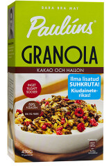 PAULUNS Paulúns Crispy Granola with Cocoa and Raspberries 450g