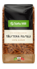 TARTU MILL Pasta whole grain durum "Fusilli" 500g