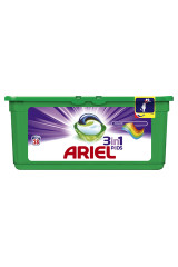 ARIEL Želinės skalbimo kapsulės ARIEL Color, 28 vnt 28pcs